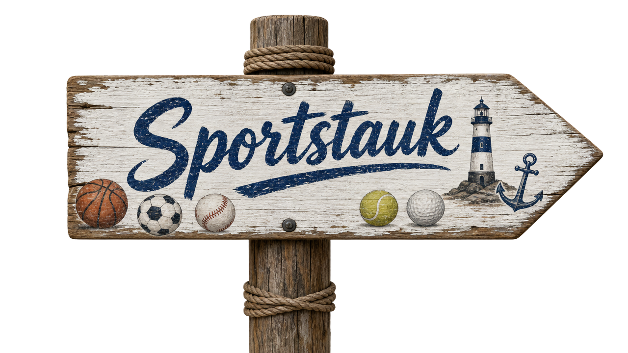 Sportstauk wooden sports sign